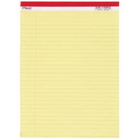 MEAD Mead 59610 8.5 x 11 in. Legal Pad; Yellow - 50 Count; Pack Of 12 260695